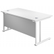 Olton Twin Cantilever  800mm Deep Straight Office Desk